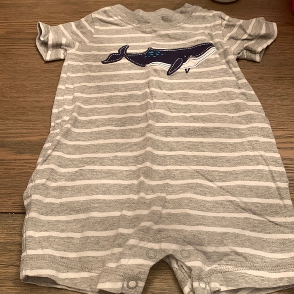 Carter s One Pieces Whale One Piece Outfit Poshmark